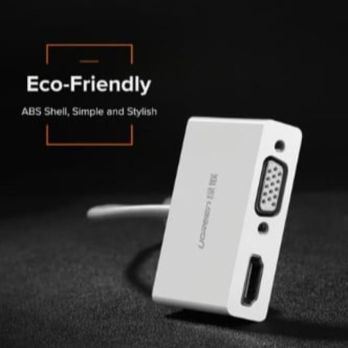 محول USB-C TO HDMI AND VGA من شركة UGREEN