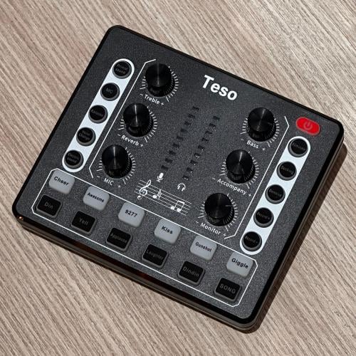 مكسر صوت T1 من شركة TESO اللون : الاسود
