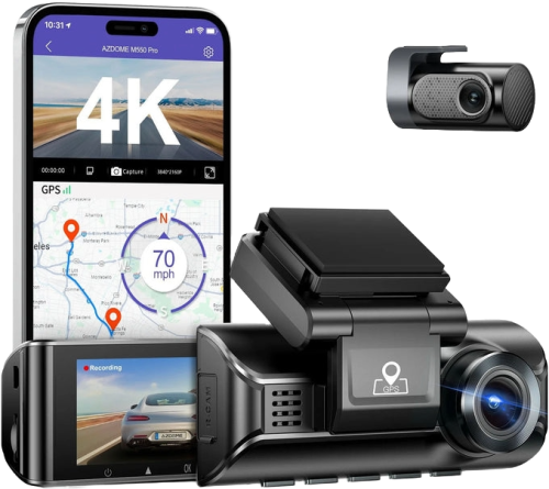 داش كام أمامية وخلفية M550 PRO من شركة AZDOME
