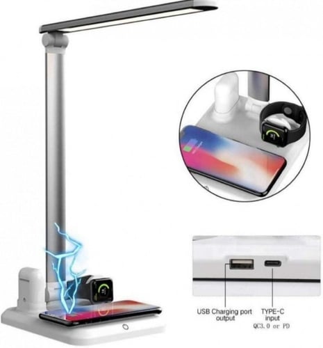قاعدة شحن لاسلكي مع مصباح LED من موج ماكس