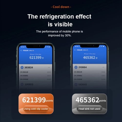 مروحة تبريد سريعة للجوال من جيم وينر
