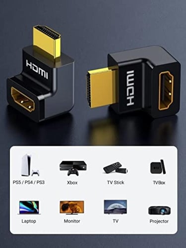 محول HDMI MALE TO FEMALE من شركة UGREEN