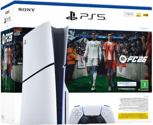 بلايستيشن 5، جهاز، بلو راي، 1TB، حزمة EA SPORTS FC...