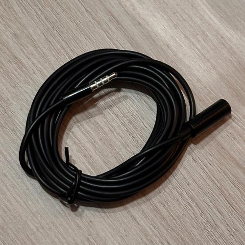 كابل تمديد صوت من MALE إلى FEMALE مقاس 3.5 مم