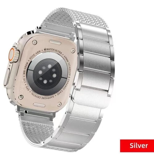 سوار معدني فاخر لساعة ابل من QUFEX