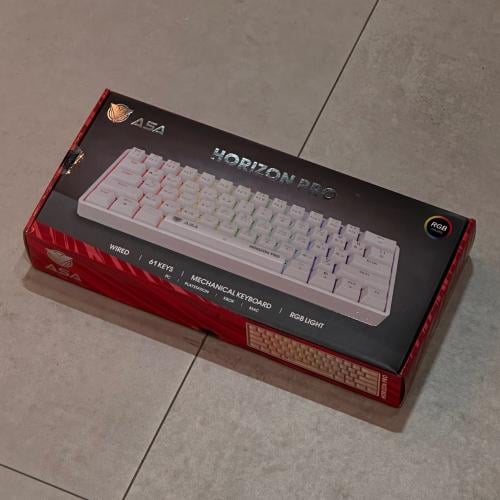 كيبورد ميكانيكي سلكي HORIZON PRO من ASA