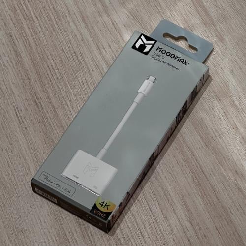 وصلة عرض USB-C TO AV من شركة MOOGMAX