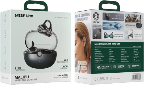 GREEN LION MALIBU WIRELESS EARBUDS