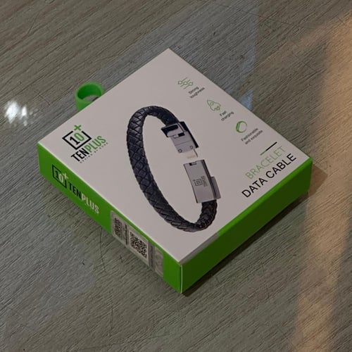 كيبل USB TO LIGHTNING على شكل سوارة من شركة TEN PL...