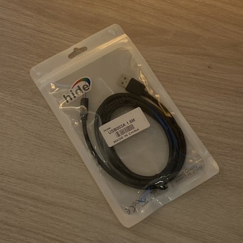 كيبل USB TO MINI USB من شركة HIDE