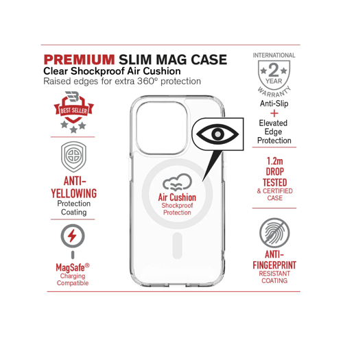 كفر حماية شفاف لأيفون 15 برو ماكس من بايكرون