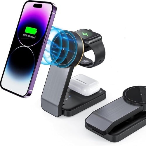 قاعدة شحن لاسلكية 3 في 1 من شركة نيويورك