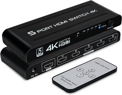 مقسم HDMI ب 5 منافذ
