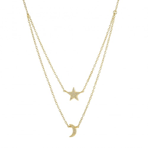Star and Moon Necklace
