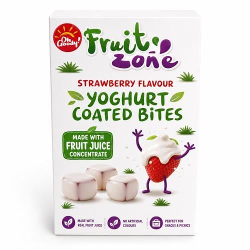 قطع الفراولة المغطاة بالزبادي - مستورد Strawberry...