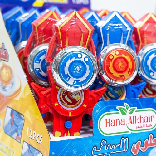 لعبة و حلوى السيف الدوار - 1 قطعة