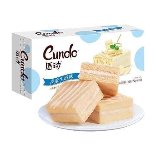 كيك كوندو الاسفنجية مغطى بكريمة الحليب 6 قطع 154 ج...