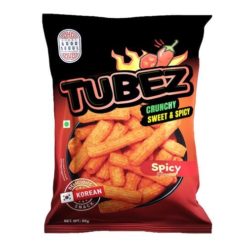 سناك تيوبز الكوري مقرمش حلو وحار - 85 جم