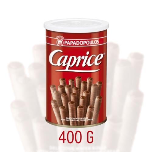 كابريس اصابع ويفر بكريمة البندق و الكاكاو 400 جرام