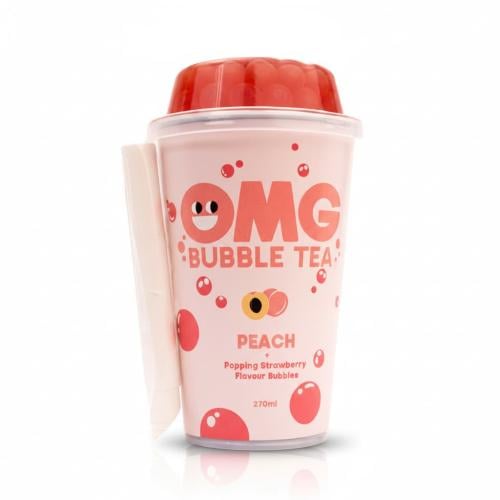 او ام جي شاي فقاعات خوخ - OMG BUBBLE TEA Peach