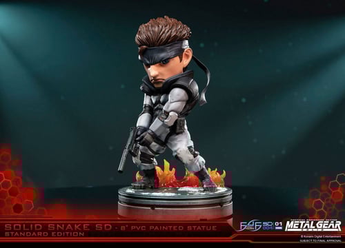 F4F Solid Snake SD 8 inch PVC Statue STANDARD EDIT...