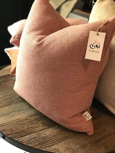 غطاء وسادة اللوتس محبوكة