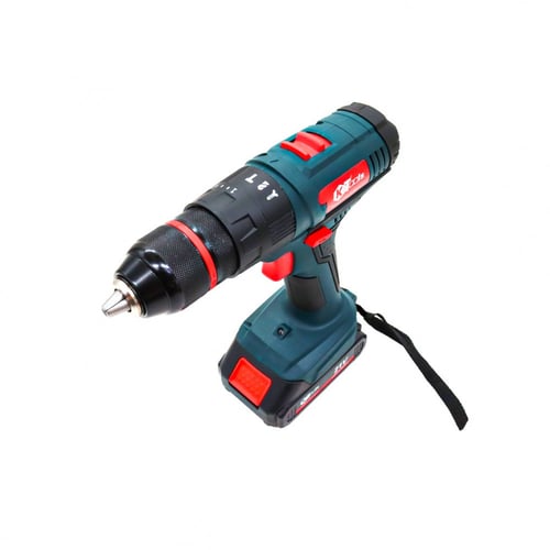 دريل بطارية 21 فولت بخاصية المطرقة - 2 بطارية بشنط...