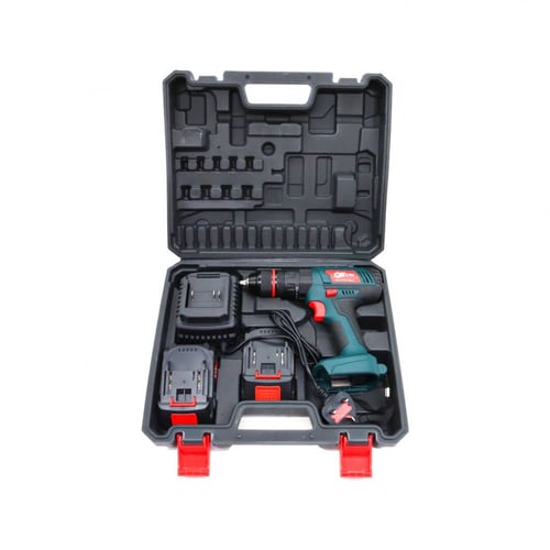 دريل بطارية 21 فولت بخاصية المطرقة - 2 بطارية بشنط...