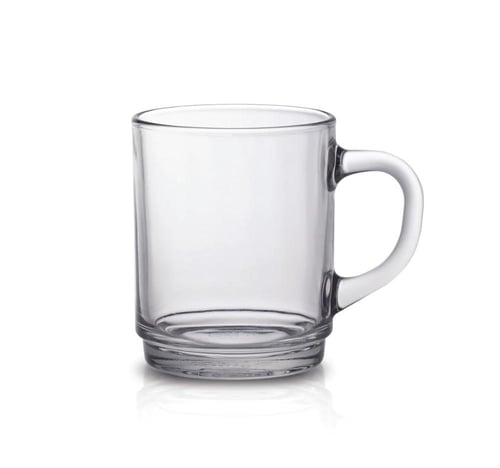 كوب زجاجي شفاف 260 مل