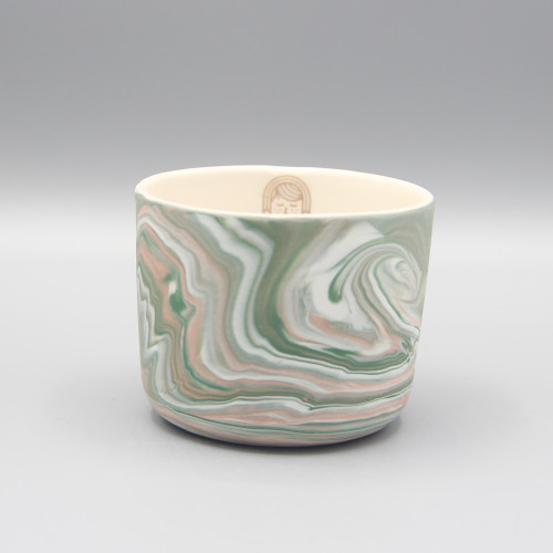 أخضر مع تموجات مختلفه – بورسلان