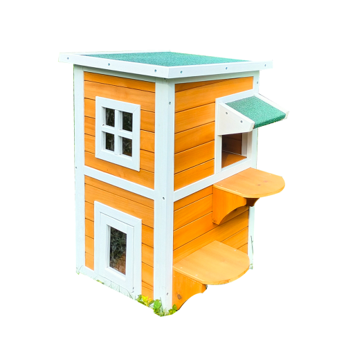 قفص للقطط طابقين