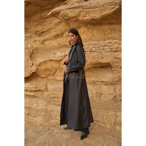 NAVY BLUE ASTRAGAN COLLAR