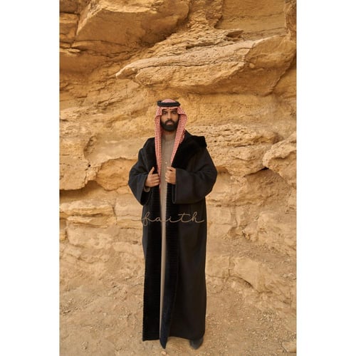 BLACK CASHMERE MEN FARWA