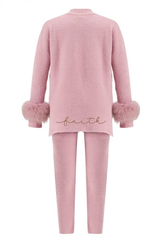 FOX ON PINK FLUFFY SET