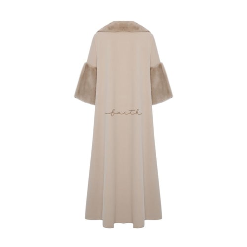 BEIGE REX SLEEVE & COLLAR FARWA