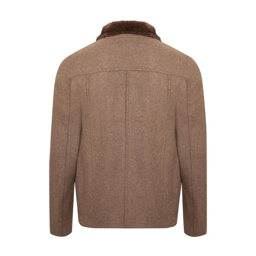 DOUBLE FACE JACKET MINK COLLAR