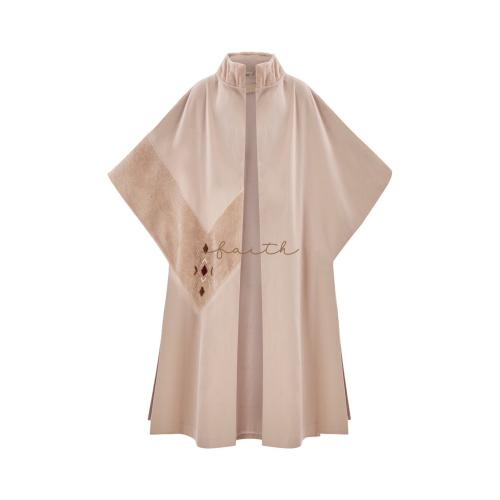 NUDE PONCHO CASHMERE & ASTRAGAN