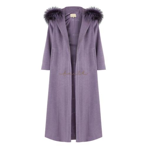 SILVER FOX WITH FRONT & BACK EMBRIODERY LINES