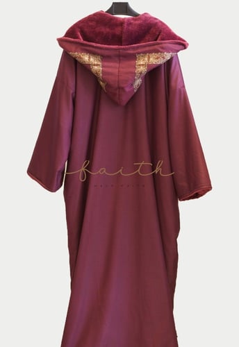 BURGUNDY TRADITIONAL MEN FARWA