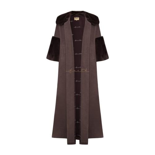 BROWN REX SLEEVE & COLLAR FARWA