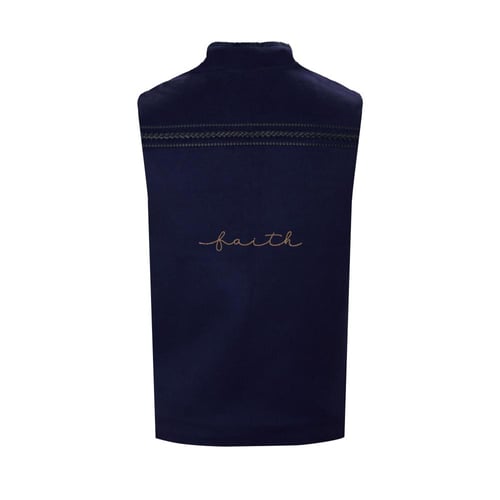 NAYBLUE CASHMERE ZIPPER MEN VEST