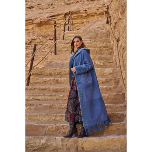 SUED AND ASTRAGAN FUR