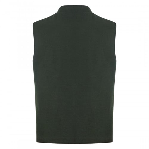 KASHMIR FUR LINING VEST | DARK GREEN