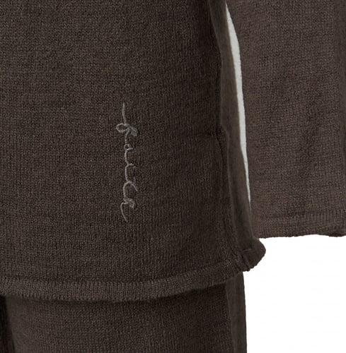 GREY KNITTED WOOL SET