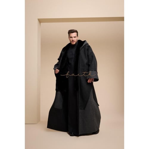 GREY ALPACA MEN FARWA