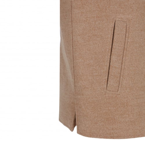 KASHMIR FUR LINING VEST | BEIGE