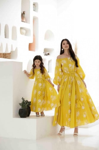 CHARLİZE DRESS CORN BUZZ