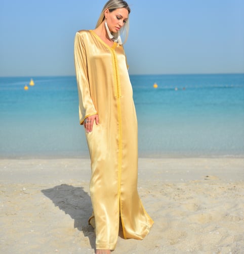 SILK GOLD KAFTAN