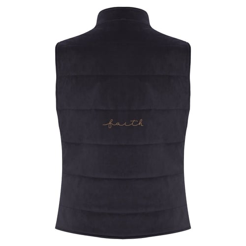 NAVY BLUE SUED VEST