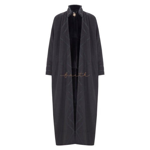 GREY CASHMERE MEN FARWA